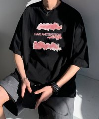 NOWLE/【NOWLE】ルーズシルエット フロントロゴ プリント 半袖 Tシャツ/505491775