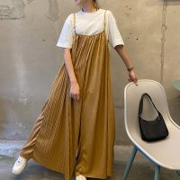 miniministore/プリーツ キャミサロペット ロングパンツ/505444994