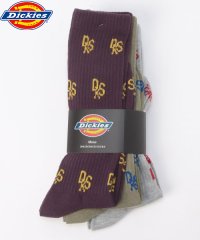 Dickies/Dickies 総柄サポートクルー丈ソックス 3足セット/505478234