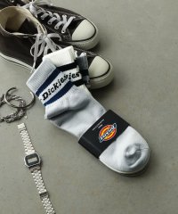 Dickies/Dickies ラインロゴクォーター丈ソックス 3足セット 父の日 プレゼント ギフト/505478237