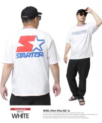 one colors/ STARTER(スターター) 半袖 Tシャツ メンズ 大きいサイズ ビッグ ロゴ プリント クルーネック カットソー 半袖Tシャツ プリントTシャツ ブランド/505489162