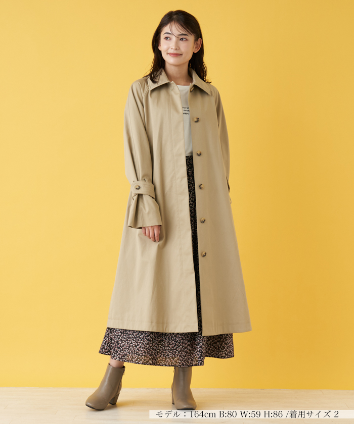 セール】【BRAHMIN】ステンカラートレンチコート(505489383 セール】【BRAHMIN】ステンカラートレンチコート(505489383