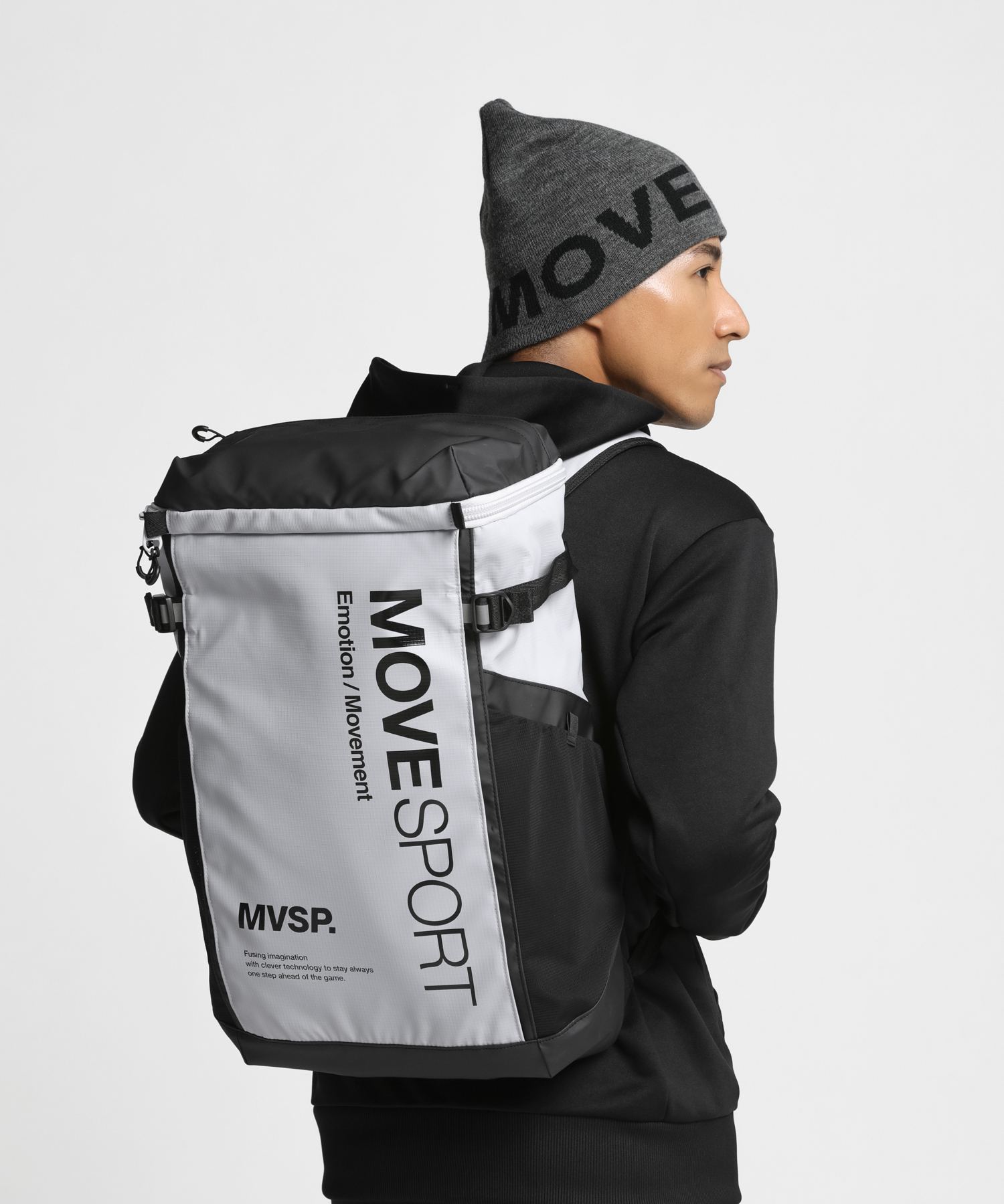 MU SPORTS 合える スケルトン風2WAYリュック