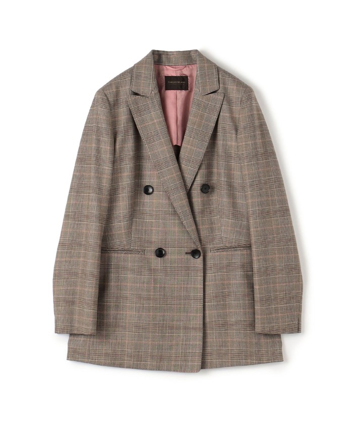 セール 30%OFF】ピンキーグレンチェック ダブルブレスト
