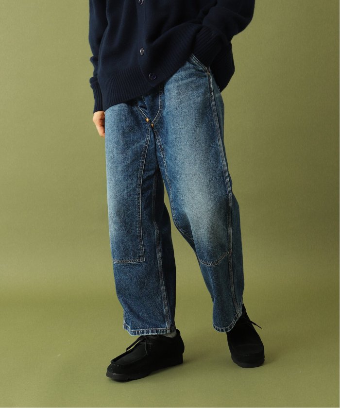 Wrangler / ラングラー×FOLL】 ダブルニーワイドジーンズ Wrangler / ラングラー×FOLL】 ダブルニーワイドジーンズ