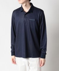 LANVIN SPORT/ドットジャカード長袖ポロシャツ【吸汗速乾/UV】/505410021