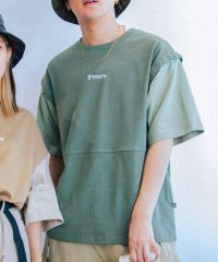 S'more/スモア S'more 【 S'more / 2WAY REMOVABLE SLEEVE COTTON CREW NECK BIG S/S TーSHIRT 】2W/505494116