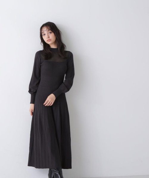セール 30%OFF】ビスチェ切り替えニットワンピース(505494896 