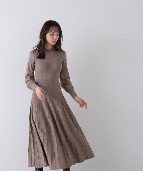 セール 30%OFF】ビスチェ切り替えニットワンピース(505494896 