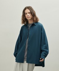 JUNRed/ウールブレンドロングシャツ/505495865