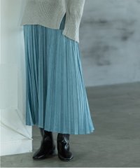 OPAQUE.CLIP/5color/フェイクスエード イージープリーツスカート【洗濯機洗い可】/505495922