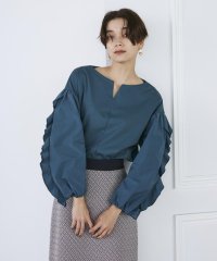 INED/タフタスリーブカットソー/505483019