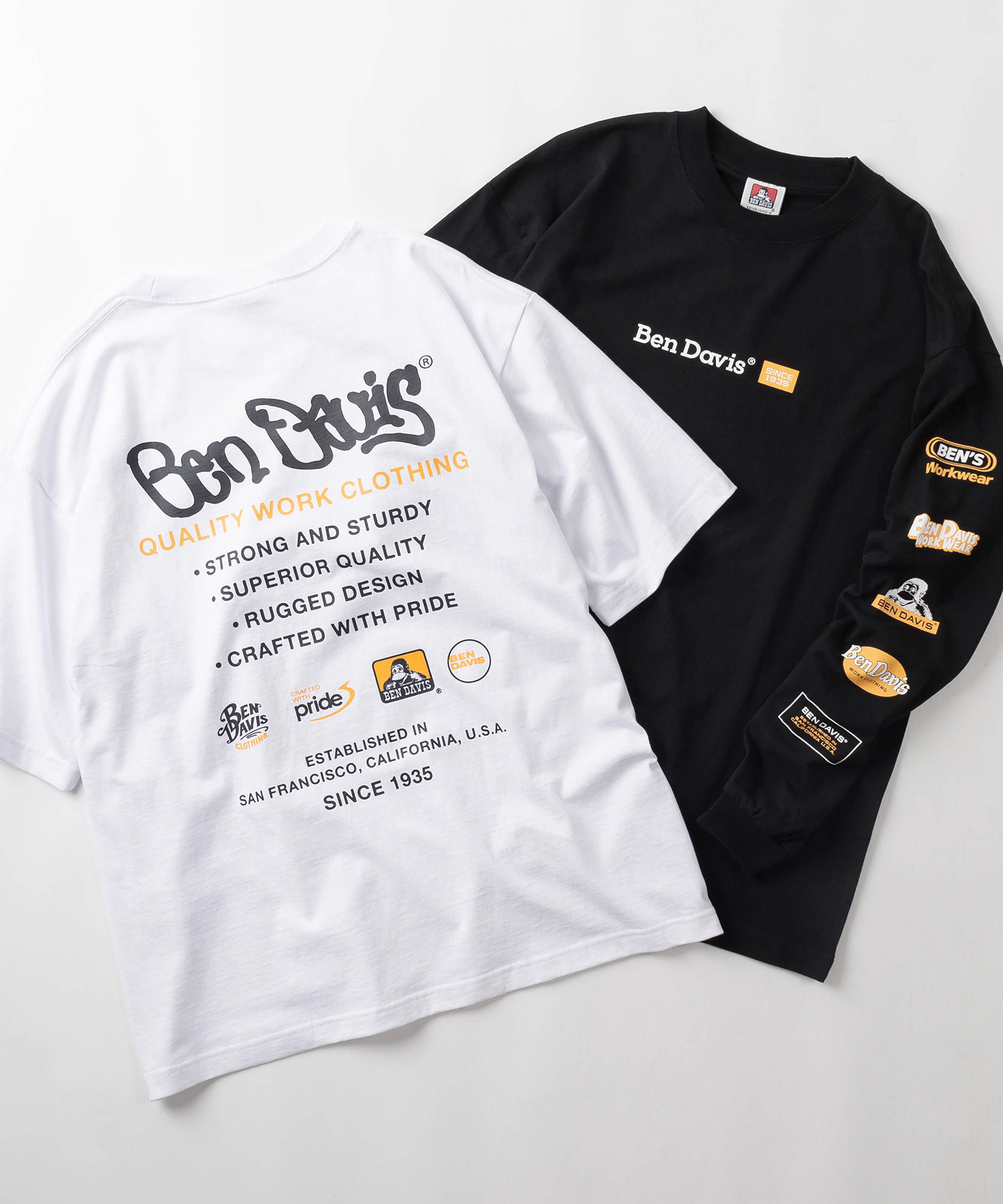 ベンデイビス オファー box tシャツ長袖