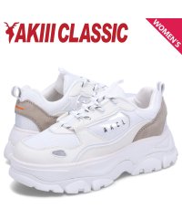 akiiiclassic	/アキクラシック AKIII CLASSIC スニーカー ダッドシューズ アーバン オーバーソール レディース 厚底 URBAN OVER SOLE ホワイト 白/505496331