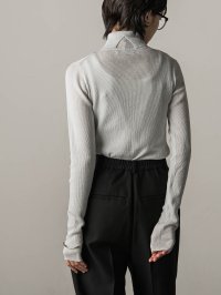 MAYSON GREY/ラメRIBタートルニットプルオーバー≪手洗い可能≫/505496780