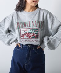 NICE CLAUP OUTLET/【2023AW】マウンテンカレッジロゴ刺繍スウェット/505496954