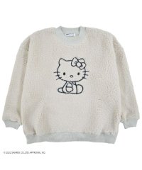 Sanrio characters/サンリオ Sanrio ハローキティ 刺繍 サンリオ BIG シルエット トレーナー ボア 長袖 sanrio/505497605