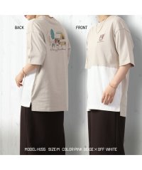 Sanrio characters/クロミ ビッグシルエット Tシャツ 半袖 ポケット付 B－オフホワイトxLパープル LL/505497804