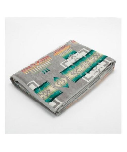 PENDLETON ウール毛布 グレー ストライプ