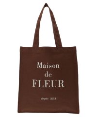 Maison de FLEUR/EC限定ブランドロゴプリントスクエアトートバッグ/505500252