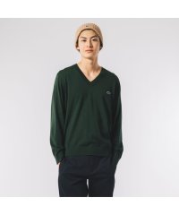 LACOSTE Mens/ウォッシャブルウールVネックニットセーター/505172852