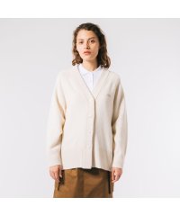 LACOSTE/前後切り替えコンビネーションVネックニットカーディガン/505500510