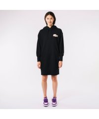 LACOSTE/ボアワニロゴスウェットフーディードレス/505500515