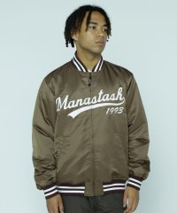 MANASTASH/MANASTASH/REVERSIBLE NYLON VARSITY JACKET/505501215