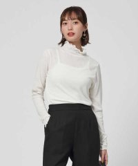 HONEYSUCKLE ROSE/ハニーサックルローズ シアーハイネックロンＴ/505502110
