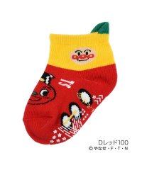 Anpanman/アンパンマン アンパンマン 福助 公式 靴下 ショート丈 ベビー それいけ！アンパンマン アンパンマン号 SLマン ばいきんまん 滑り止め付 1872ー3U1幼/505502930