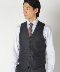 CROWDED CLOSET/NARROW 杢チェックベスト/別売りスーツセットあり/505503973