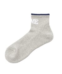 MAC HOUSE/マックハウス Mac－House NAVY ネイビー ショートソックス フロントロゴ 820ー1141MH/505503591