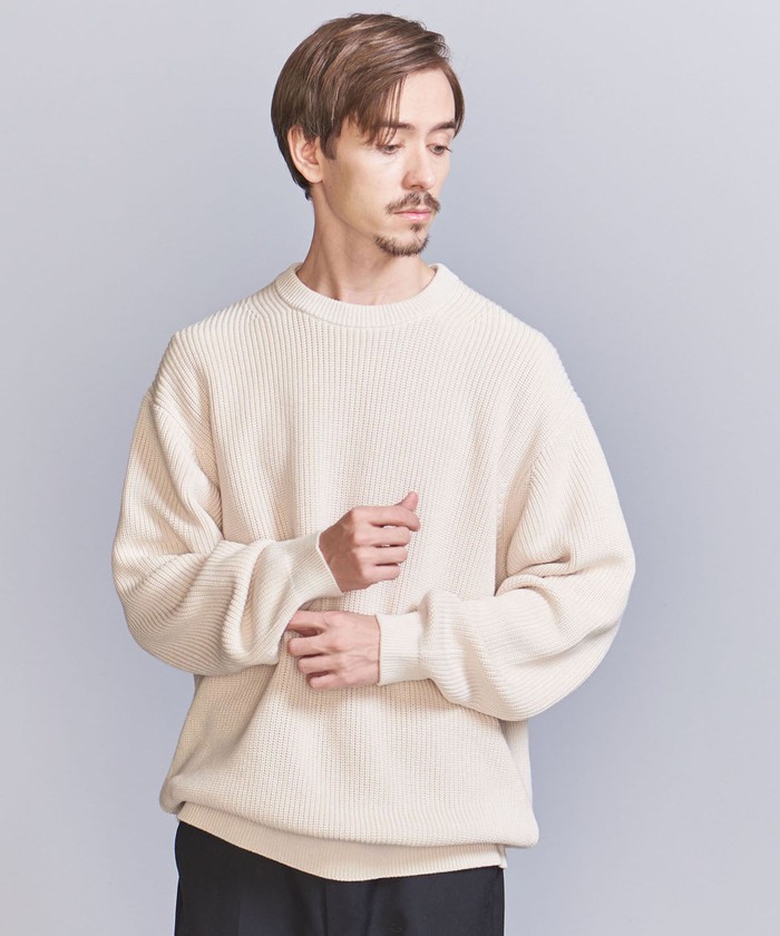 セール10%OFF】クリスプ アゼ フォルム クルーネック ニット