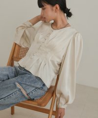Bab/バブ Bab ウエストタックペプラムブラウス/505504733