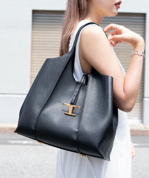 TOD'S トッズ T タイムレス ショッピング バッグ MEDIUM ハンド TOD'S トッズ T タイムレス ショッピング バッグ MEDIUM ハンド