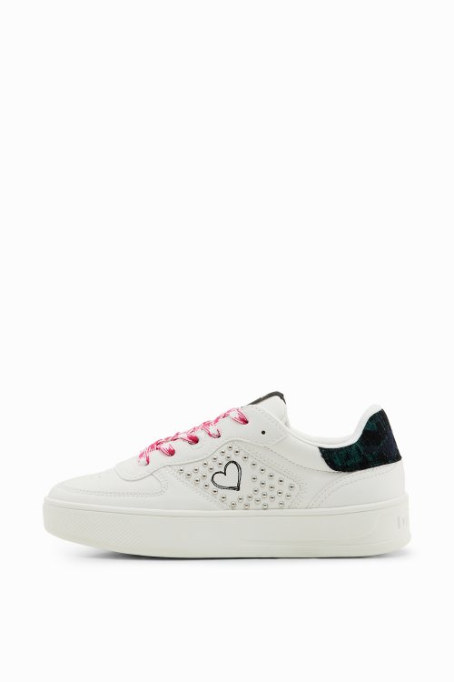 クーポン】【セール60%OFF】デシグアル Desigual ハート 厚底 