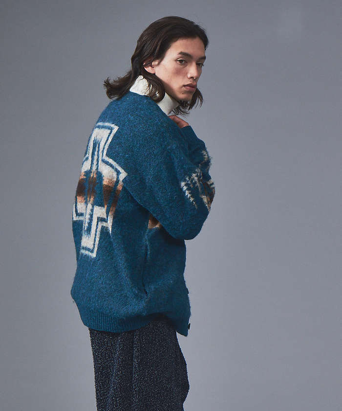 PENDLETON /ペンドルトン】シャギーニットVカーディガン/ユニ PENDLETON /ペンドルトン】シャギーニットVカーディガン/ユニ