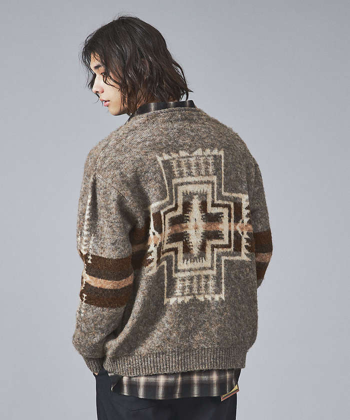 PENDLETON /ペンドルトン】シャギーニットVカーディガン/ユニ PENDLETON /ペンドルトン】シャギーニットVカーディガン/ユニ