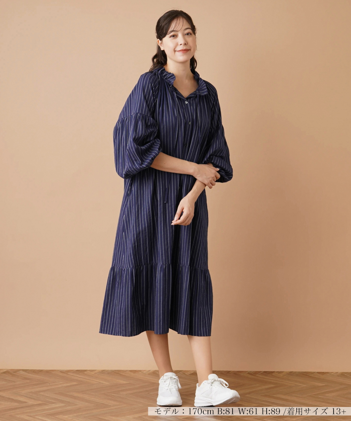 てんちゃん 美品 NEMIKA レリアン 七分袖 チュニック - トップス