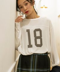 coen/レーヨンナンバリングフットボールTシャツ/505502388