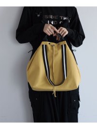 nouer/ヌエール nouer 【外部モール WEB限定】ラインテープ2WAY巾着トートバッグ/505505608