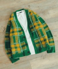 ITEMS URBANRESEARCH/ウォッシャブル シャギーチェック カーディガン/505507577