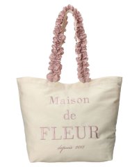 Maison de FLEUR/オーガニックコットンフリルハンドルトートバッグ/505508033