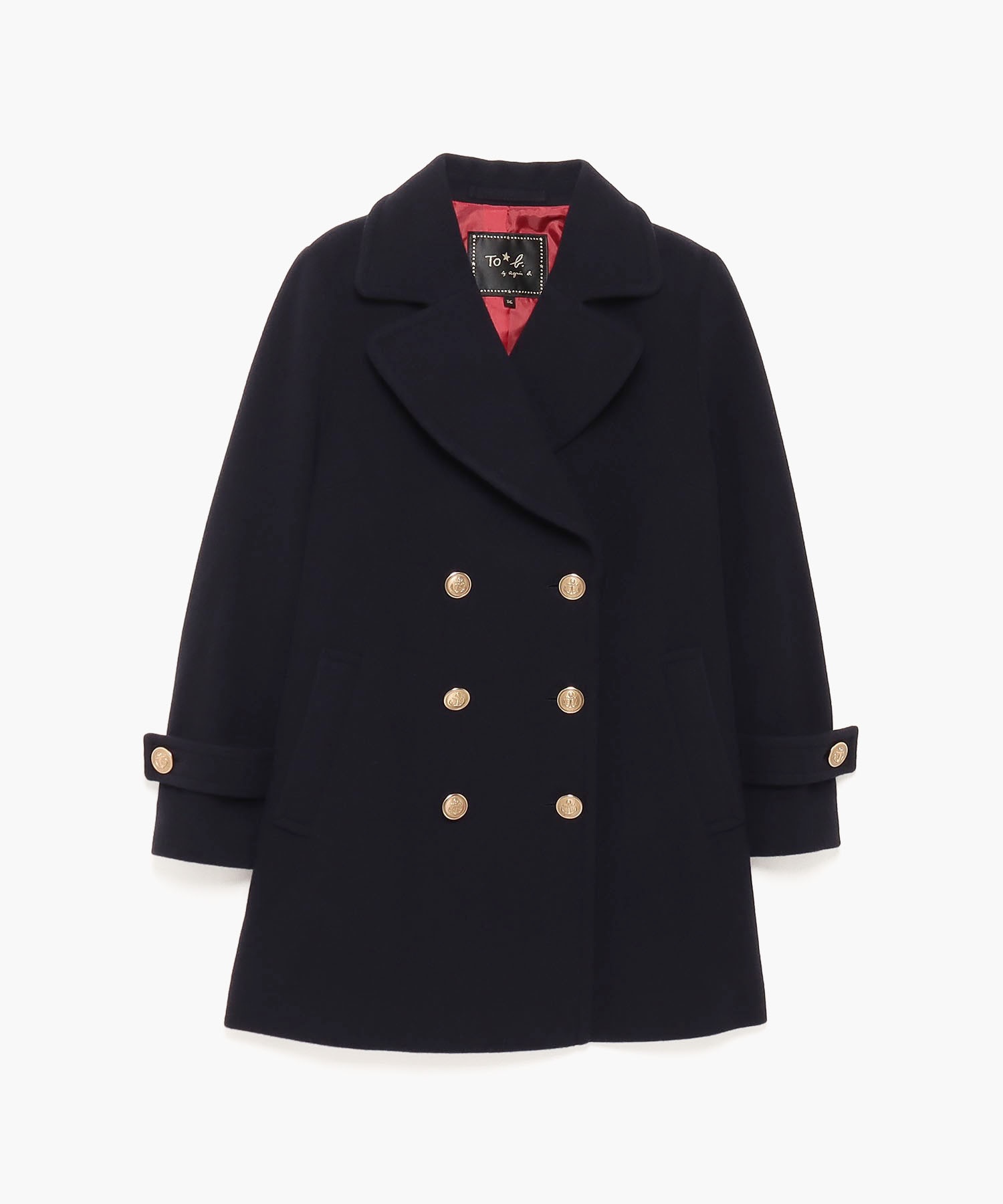 セール】【Outlet】WU60 MANTEAU ウールピーコート(505487091 セール】【Outlet】WU60 MANTEAU ウールピーコート(505487091