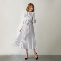 BACKYARD FAMILY/バックヤードファミリー BACKYARD FAMILY ワンピース 長袖 プリーツ レディース ロング ワンピ シフォン プリーツドレス プリーツスカート/505506847