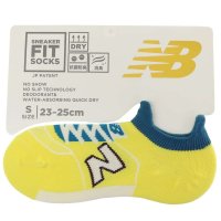 cinemacollection/ニューバランス レディーススニーカーソックス S new balance シン NB エヌビー 女性用靴下 スポーツブランド イエロー/505509743