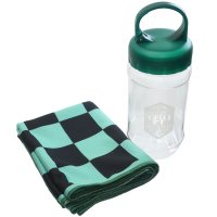 cinemacollection/シネマコレクション cinemacollection 夏用 ひんやりタオル ボトル入り 冷感 フェイスタオル 市松 犬飼タオル 熱中症対策 クールタオル プレゼ/505510555