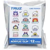 cinemacollection/TRUZ 商品 クリップ LINE FRIENDS キャラクター トレーディングアクリルクリップ全12種 プレゼント 男の子 女の子 /505512139