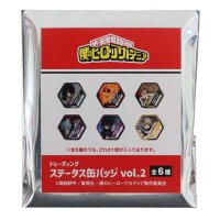 cinemacollection/僕のヒーローアカデミア トレーディングステータスカンバッジ 全7種 少年ジャンプ 缶バッジ アニメキャラクター vol.2 プレゼント /505512144