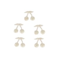 cinemacollection/シネマコレクション cinemacollection ワッペン シール＆アイロン接着プチワッペン 5枚セット サクランボゴールド 新入学 清原/505512202